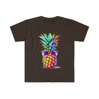 Pineapple Sunglasses Summer Time Fun Unisex Graphic Tees! Summer Vibes!