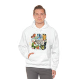 Kindness Matters Vintage Butterflies Unisex Heavy Blend Hooded Sweatshirt! Spring Vibes!