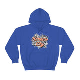 Kansas City Football Grey and Pink Leopard Print Unisex Heavy Blend Hooded Sweatshirt! Football Season!