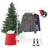 Rustic Christmas Chief Head Holiday Unisex Heavy Blend Hooded Sweatshirt! Winter Vibes!