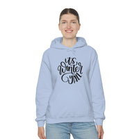 It's Winter Yall Unisex Heavy Blend Hooded Sweatshirt! Winter Vibes!