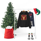 Minimalistic Deer Buffalo Plaid Unisex Heavy Blend Hooded Sweatshirt! Winter Vibes!