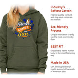 Here Comes the Sun Kids' Sponge Fleece Hoodie - Cute Kids' Hoodie - Themed Hoodie for Kids