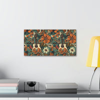 Floral Vintage 70's Inspired Guitar Canvas Gallery Wraps!