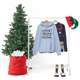 Joyful Merry Blessed Unisex Heavy Blend Hooded Sweatshirt! Winter Vibes!