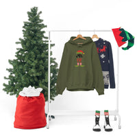 Mr. Elf Unisex Heavy Blend Hooded Sweatshirt! Winter Vibes!