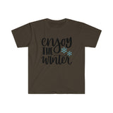 Enjoy The Winter Holiday Unisex Graphic Tees! Winter Vibes!