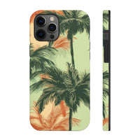 Palm Tree's Green and Orange Tough Phone Cases, Case-Mate! Summer Vibes!