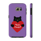 Valentines Day Your Perfect Kitten Purple Tough Phone Cases, Case-Mate! Spring Vibes!