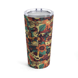 Vintage 70's Inspired Musical Notes Tumbler 20oz!