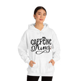 Caffeine King Unisex Heavy Blend Hooded Sweatshirt! Sarcastic Vibes!