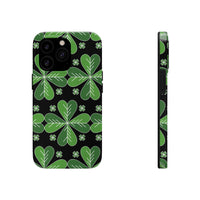 St. Patrick's Day 4 Leaf Clover Tough Phone Cases, Case-Mate! Spring Vibes!