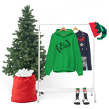 Ho Ho Ho Minimalistic Christmas Unisex Heavy Blend Hooded Sweatshirt! Winter Vibes!