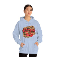 Kansas City Football Leopard Print Unisex Heavy Blend Hooded Sweatshirt! Football Season!