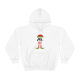 Mr. Elf Unisex Heavy Blend Hooded Sweatshirt! Winter Vibes!