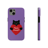 Valentines Day Your Perfect Kitten Purple Tough Phone Cases, Case-Mate! Spring Vibes!