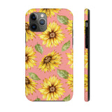 Pink Sunflower Tough Phone Cases, Case-Mate! Summer Vibes!