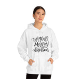 Joyful Merry Blessed Unisex Heavy Blend Hooded Sweatshirt! Winter Vibes!