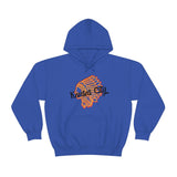 Kansas City Football Chief Outlined Unisex Heavy Blend Hooded Sweatshirt! Football Season!