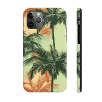 Palm Tree's Green and Orange Tough Phone Cases, Case-Mate! Summer Vibes!