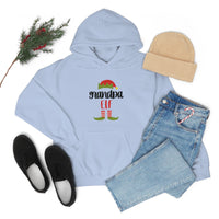 Grandpa Elf Unisex Heavy Blend Hooded Sweatshirt! Winter Vibes!