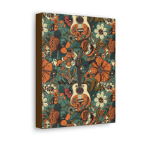 Floral Vintage 70's Inspired Guitar Canvas Gallery Wraps!