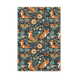 Vintage 70's Inspired Floral Foxy Canvas Gallery Wraps!