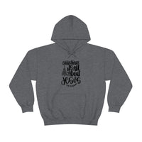 Christmas Is All About Jesus Unisex Heavy Blend Hooded Sweatshirt! Winter Vibes!