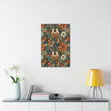 Floral Vintage 70's Inspired Guitar Canvas Gallery Wraps!