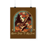 Vintage Music Sings To My Soul Premium Matte Vertical Posters!