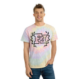 Freckled Fox Company Black Logo 2023 Tie-Dye Tee, Spiral! Graphic Tees! Merch! Spring Vibes! Summer Vibes!