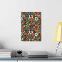 Floral Vintage 70's Inspired Guitar Canvas Gallery Wraps!