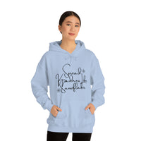 Spread Kindness Like Snowflakes Unisex Hooded Sweatshirt! Winter Vibes!