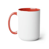 Pop Pop's The Name and Fishing is My Game Fathers Day Two-Tone Coffee Mugs, 15oz!