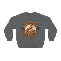 Fatherhood is a Walk in the park Fathers Day Unisex Heavy Blend Crewneck Sweatshirt!