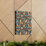 Vintage 70's Inspired Floral Foxy Canvas Gallery Wraps!