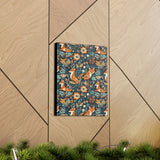 Vintage 70's Inspired Floral Foxy Canvas Gallery Wraps!