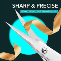 Precision Stainless Steel Cuticle Scissors