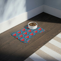 Valentines Day Dainty Heart Pet Feeding Mats! Dog and Cat Shapes! Spring Vibes! Foxy Pets!