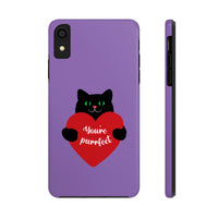 Valentines Day Your Perfect Kitten Purple Tough Phone Cases, Case-Mate! Spring Vibes!