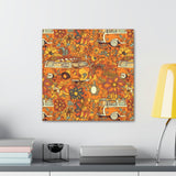 Vintage 70's Inspired Van Life Canvas Gallery Wraps!