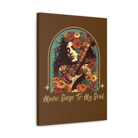 Vintage 70's Inspired Music Sings To My Soul Canvas Gallery Wraps!