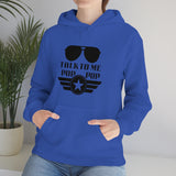 Talk to Me Pop Pop Unisex Heavy Blend Hooded Sweatshirt! Grandparent Vibes! Fathers Day!