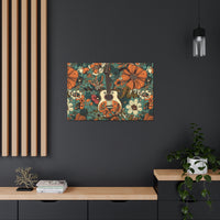 Floral Vintage 70's Inspired Guitar Canvas Gallery Wraps!