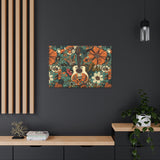 Floral Vintage 70's Inspired Guitar Canvas Gallery Wraps!