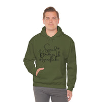 Spread Kindness Like Snowflakes Unisex Hooded Sweatshirt! Winter Vibes!