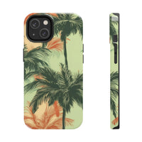 Palm Tree's Green and Orange Tough Phone Cases, Case-Mate! Summer Vibes!