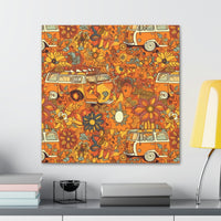 Vintage 70's Inspired Van Life Canvas Gallery Wraps!