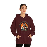 Savage Not Average #BeastMode Fitness Sarcasm Fathers Day Unisex Heavy Blend Hooded Sweatshirt! Red Beard Edition