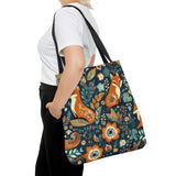 Vintage 70's Inspired Foxy Florals Tote Bag!